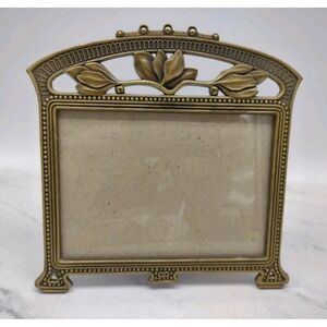 Weston Gallery Art Deco Style 5x7 Brass Bronze Cast Metal Picture Frame